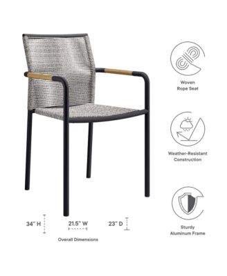 Serenity Outdoor Patio Armchairs, Set of 2