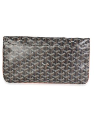 Saint Marie Soft Clutch Coated Canvas Handbag