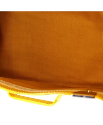  MM Saigon Top Handle Bag Coated Canvas with Leather