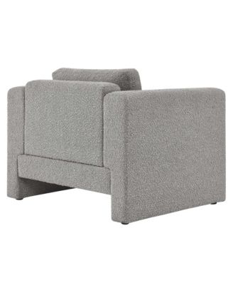 Visible Boucle Fabric Armchair