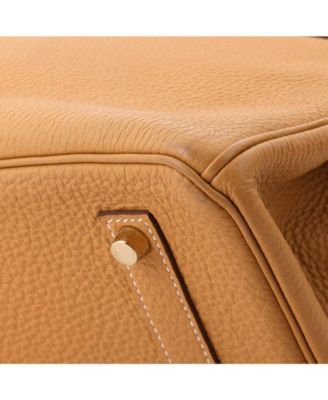 Birkin 35 Handbag Brown Togo with Gold Hardware