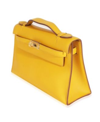 Kelly Pochette Leather Handbag