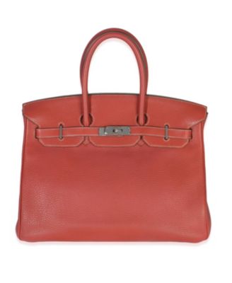 Birkin 35 Leather Handbag