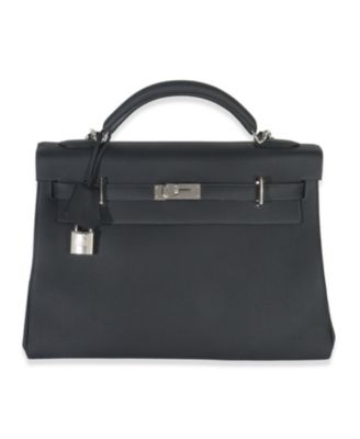 Maxi Kelly Retourne 42 Leather Handbag