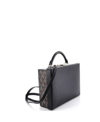  Regina Trunk Bag Coated Canvas with Leather