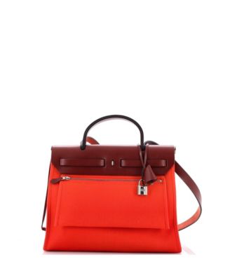 31 Herbag Zip Leather and Toile