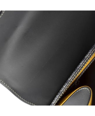  MM Saigon Top Handle Bag Coated Canvas with Leather