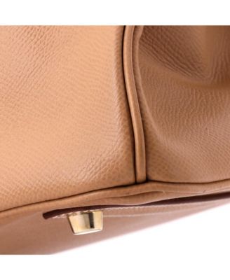 Birkin 35 Handbag Brown Courchevel with Gold Hardware