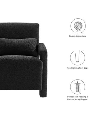Mirage Boucle Upholstered Armchair