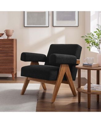 Lyra Boucle Fabric Armchair