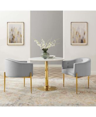 Savour Tufted Performance Velvet Accent Chairs, Set of 2