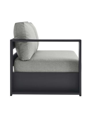 Tahoe Outdoor Patio Powder-Coated Aluminum Modular Left-Facing Loveseat