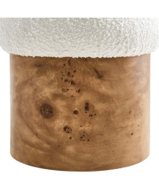 Breeze Boucle Upholstered Ottoman