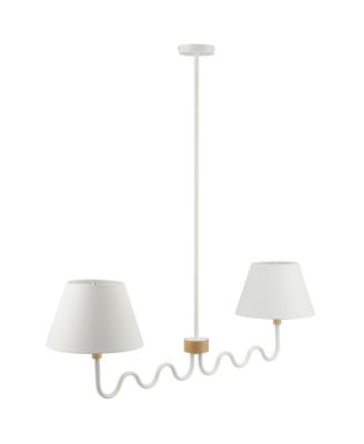 Sunlit Squiggle 2-Arm Pendant Light