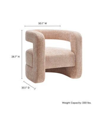 Jaylin Upholstered Chenille Accent Chair