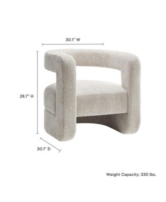 Jaylin Upholstered Chenille Accent Chair