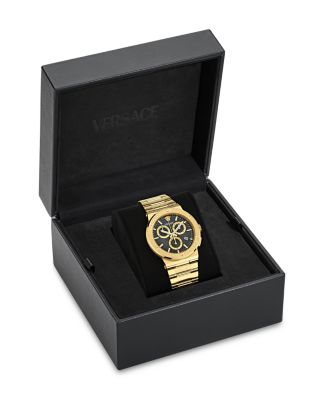 Greca Logo Chronograph Bracelet Watch, 40mm