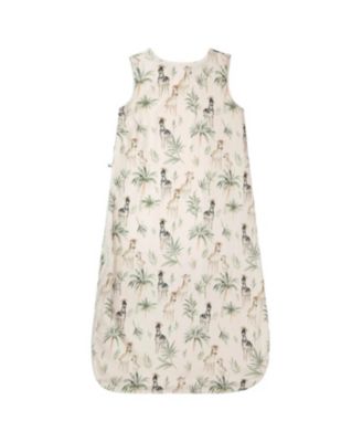 Boys' Organic Cotton Jersey Muslin Zebra Printed Sleep Sack - Baby