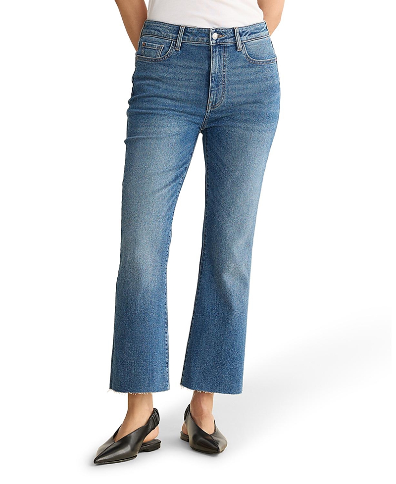 Warp + Weft Nao High Rise Bootcut Jeans in Everafter