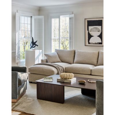 Bowery 2-Piece Fabric Sectional - Exclusive