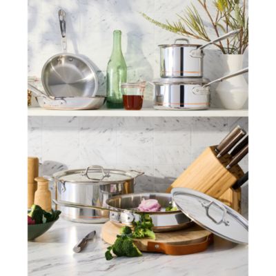 Copper Core 5-Ply Bonded 10-Piece Cookware Set