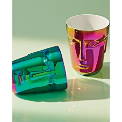 Limited Gin and Cocktail Tumbler, Rainbow Blue-Green