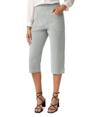 Spring Stripe Pedal Pusher Shorts