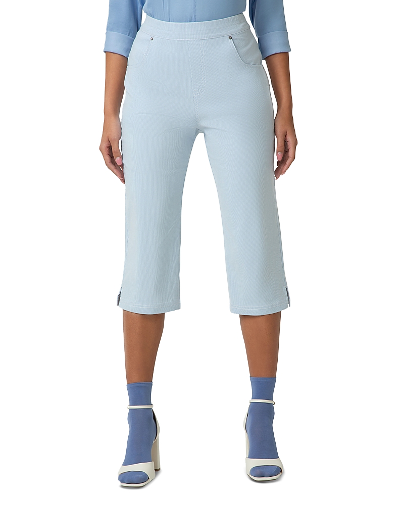 Hue Spring Stripe Pedal Pusher Shorts