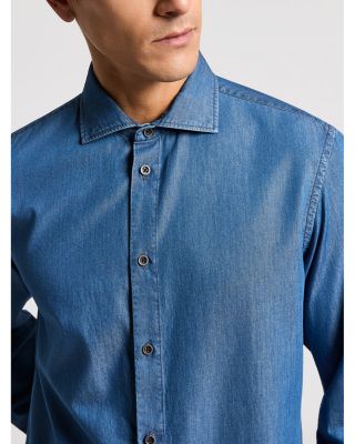 Regular Fit Chambray Dress Shirt