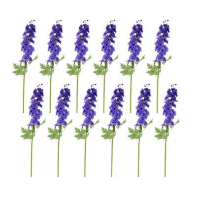 Delphinium Stem, Set of 12