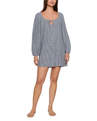 Check Print Short Dress