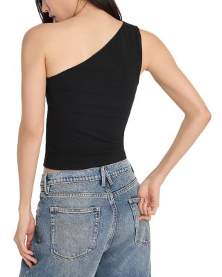 Super Stretch One Shoulder Tank Top