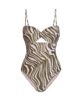 Ella Twist Bandeau One Piece Swimsuit