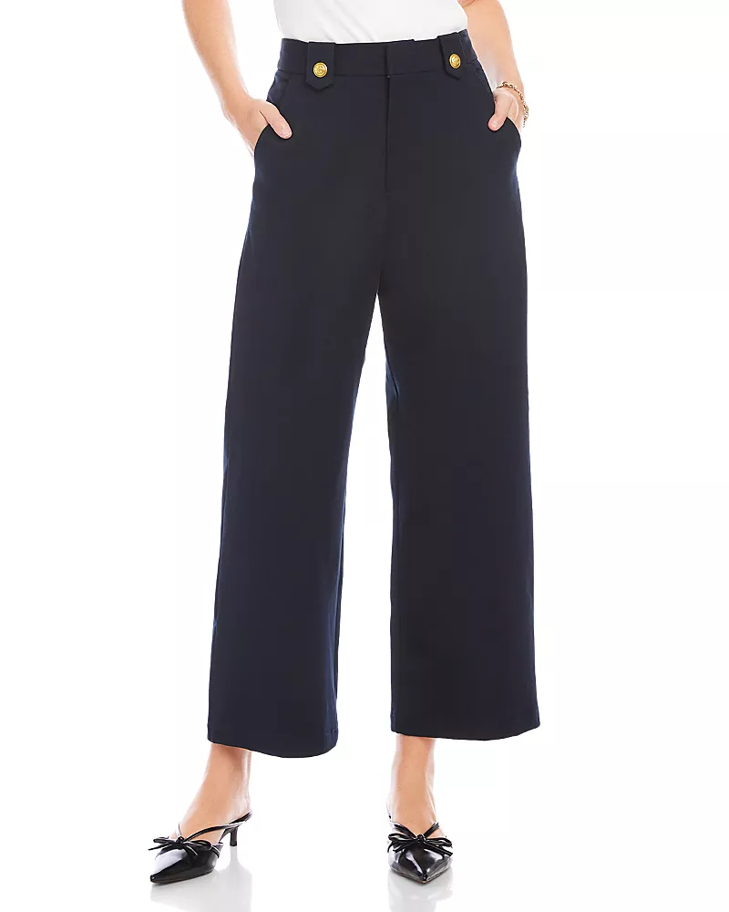 Fifteen Twenty Janice Cropped Wide Leg Pants