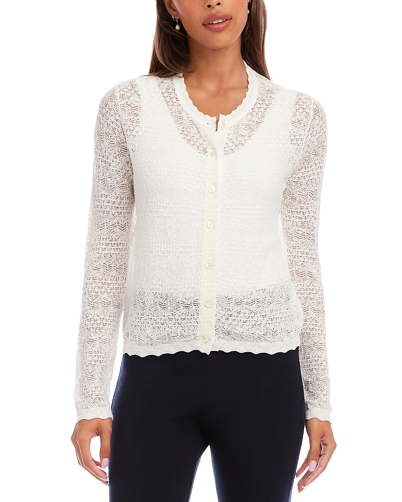 Karen Kane Pointelle Cardigan