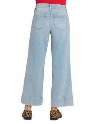 Teresa High Rise Wide Leg Ankle Jeans in Keys View