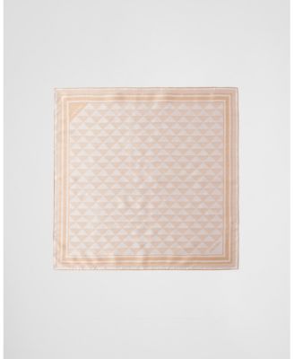  Jacquard Silk Scarf 55X55