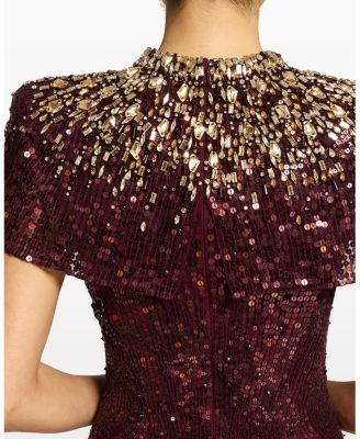 Radiant Sequin-Embellished Gown