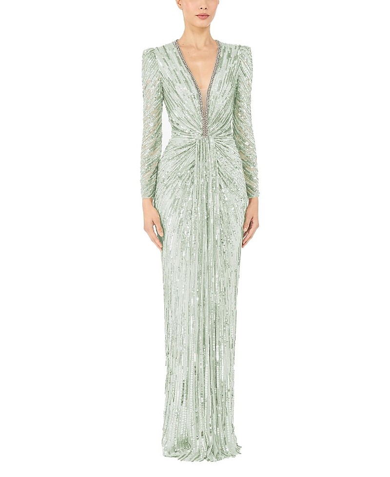 Jenny Packham Darcy Sequin-Embellished Dress