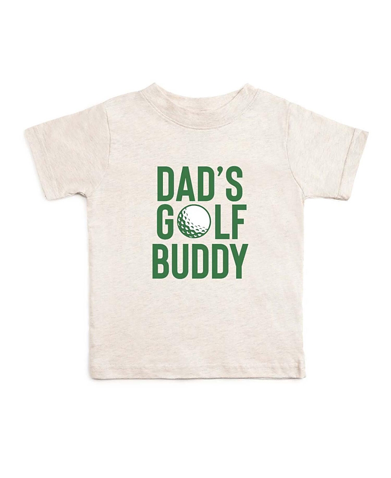 Sweet Wink Boys' Dad's Golf Buddy Short Sleeve T-Shirt - Baby, Little Kid