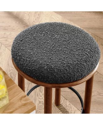 Fable Boucle Fabric Counter Stools Set of 2