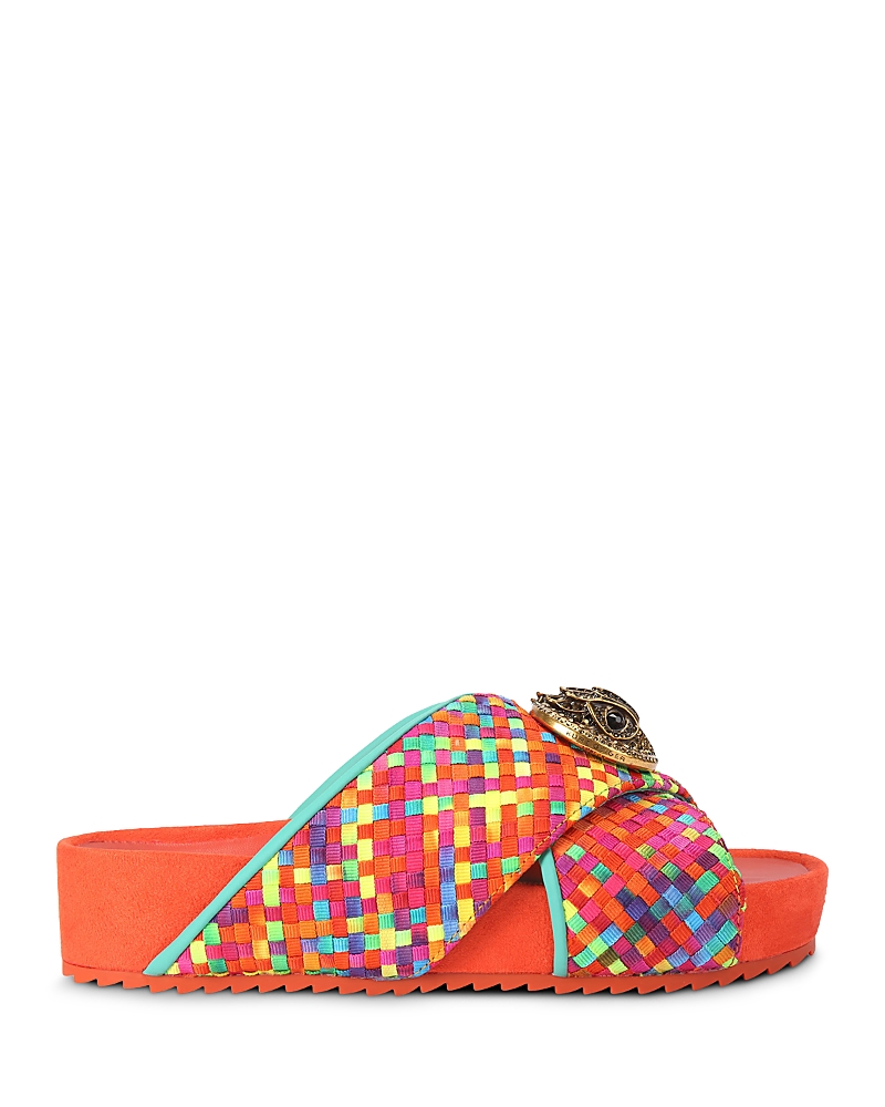 Kurt Geiger London Women's Chelsea Crossover Strap Slide Sandals