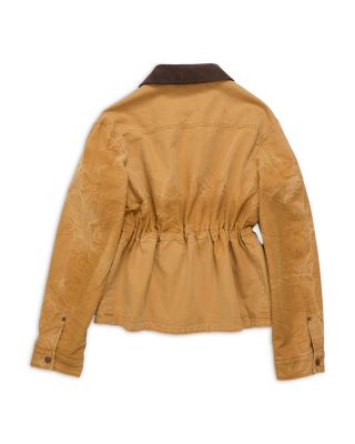 Leather Collar Jacket