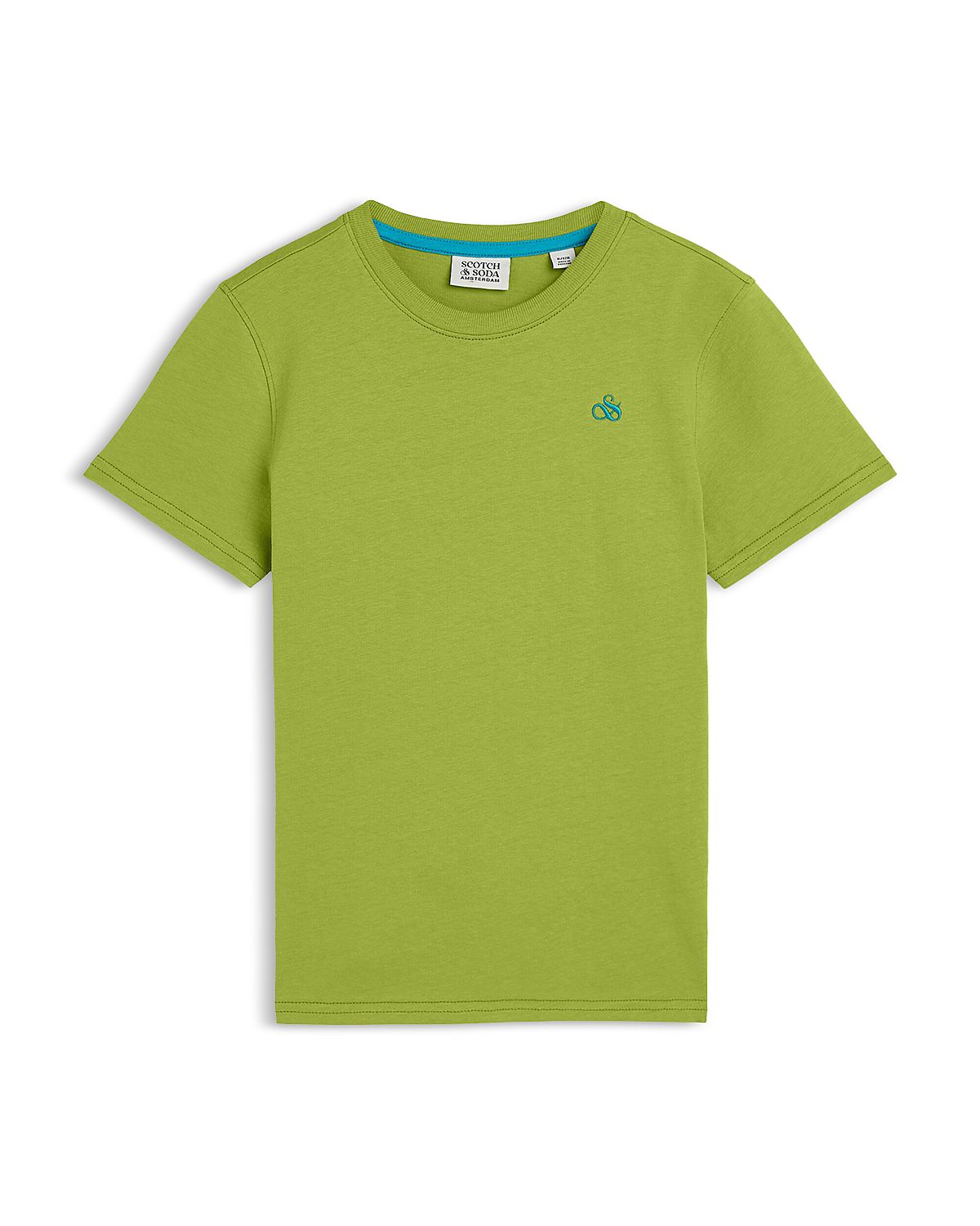 Scotch & Soda Boys' Seasonal Core Chest Embroidery Tee - Big Kid