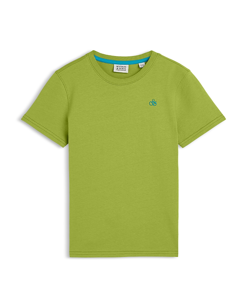 Scotch & Soda Boys' Seasonal Core Chest Embroidery Tee - Big Kid