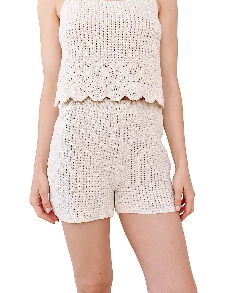 Bella Dahl Open Crochet Shorts