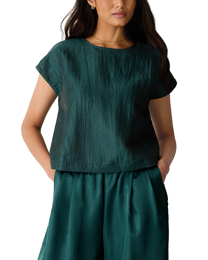 Eileen Fisher Round Neck Square Top