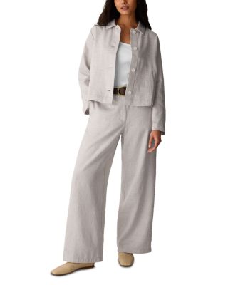 High Waisted Wide Leg Trousers