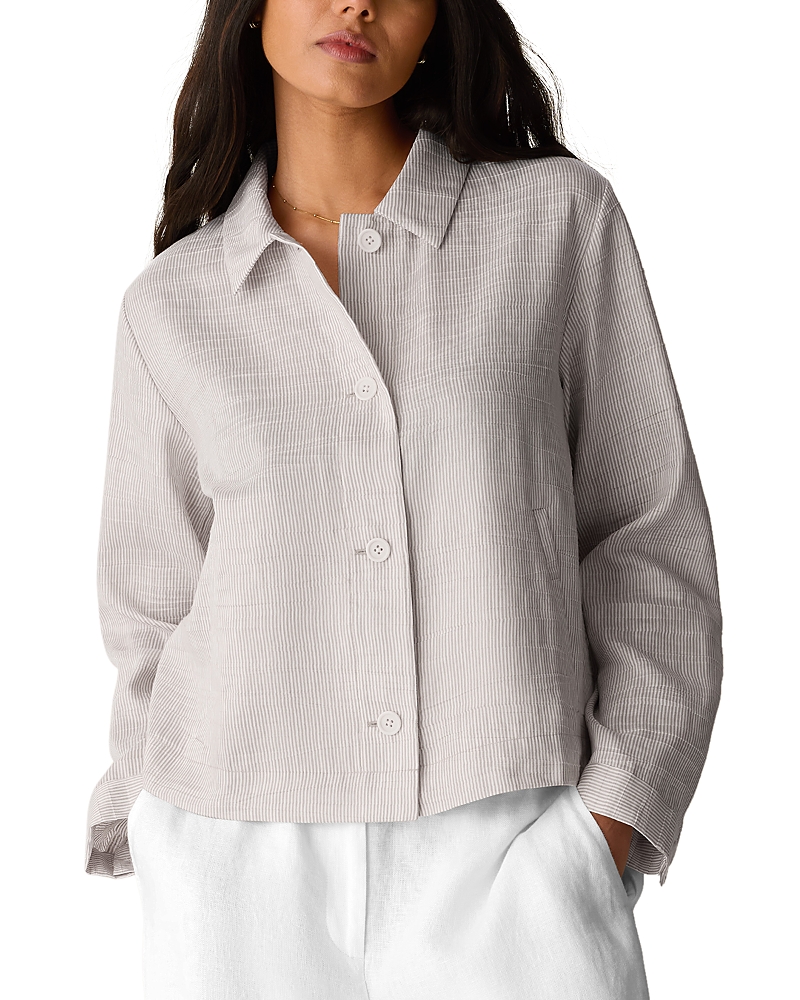 Eileen Fisher Classic Collar A Line Jacket