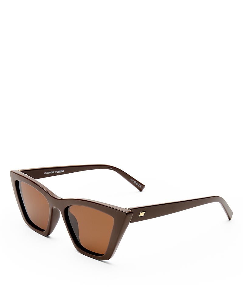 Le Specs Velodrome Cat Eye Sunglasses, 54mm